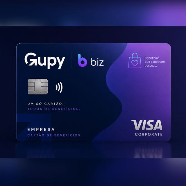Cartão de benefícios Gupy Biz